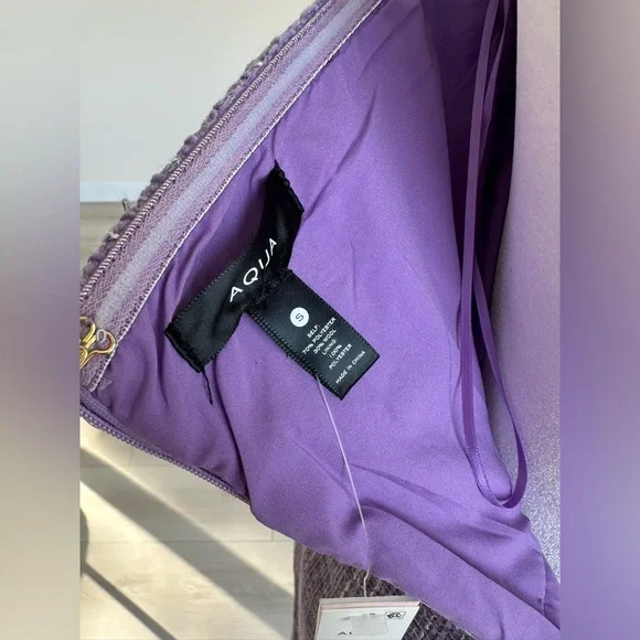 Aqua Mini Lavender/Purple Corset Dress|S|New with Tags - Picture 9 of 10